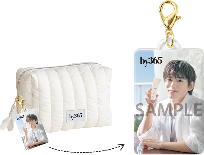 by365オリジナル 篠塚大輝チャーム付きポーチ