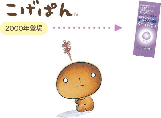 こげぱん™ 2000年登場